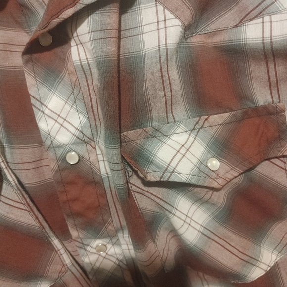 Western Plans Trading Company Pearl Snap Button Down Men's Large - Picture 4 of 4